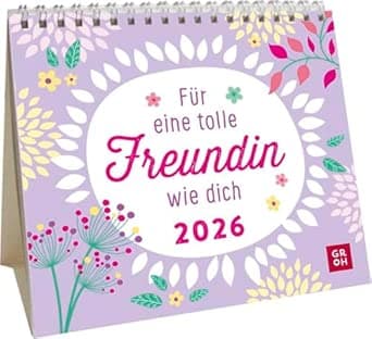 Mini-Kalender 2026: Für eine tolle Freundin wie dich: Mini-Monatskalender. Klein