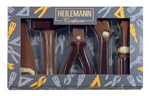 Heilemann Schoko Geschenkverpackung "Werkzeuge" Edelvollmilch 100g