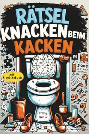 Rätsel knacken beim Kacken: Der ideale Begleiter fürs stille Örtchen – vollgepac