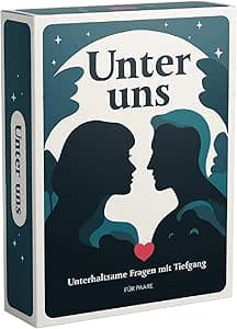Unter Uns - Spiel für Paare zu zweit | Mit lustigen & tiefen Fragen für 2 Person