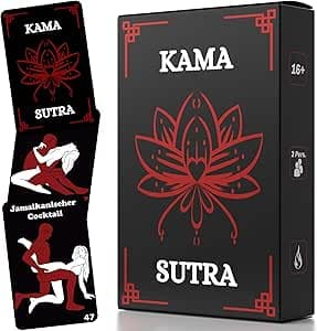 Das abwechslungsreiche Sex Kartenspiel für Paare ab 18, Kamasutra Karten für Paa